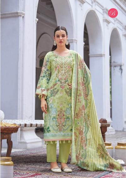 Belliza naira vol-142 heavy indian work dress material wholesale catalogue